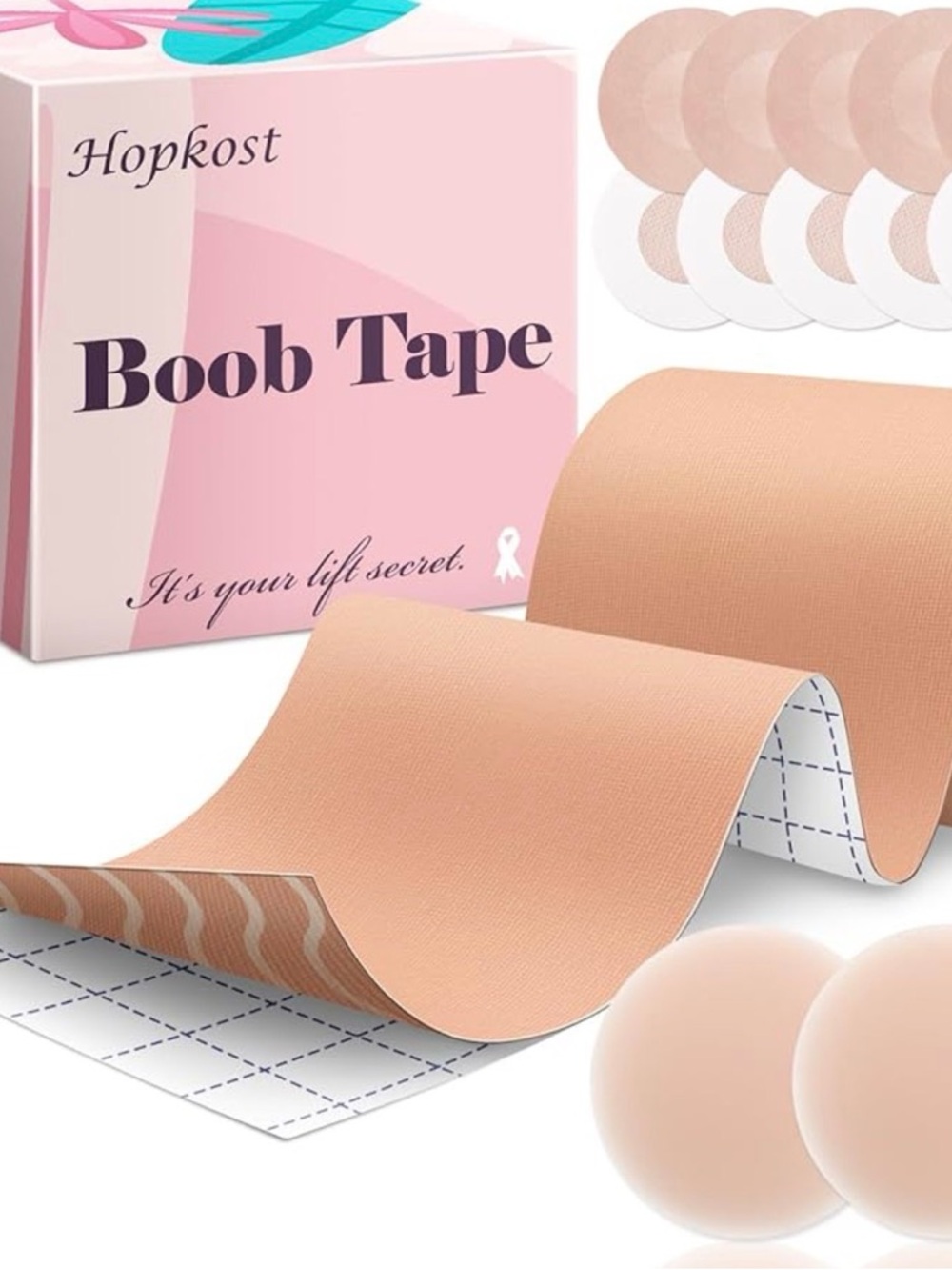Amazon Nude Boob Tape Lift Strips and Nipple Covers